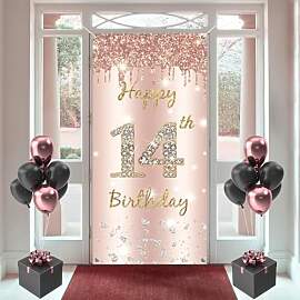 14. Geburtstag Mädchen Deko, Happy 14 Birthday