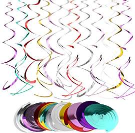 14Pcs Spiral Garland Decoration, Wirbelspirale
