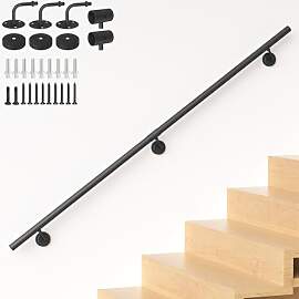 150 cm Industrieller Treppenhandlauf aus Metall,