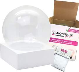150mm-Do-it-Yourself Schneekugel Bastelset m. 1 x