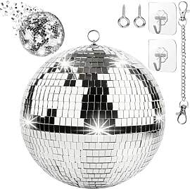 15CM Spiegel-Discokugel,Discokugeln mit hängendem 