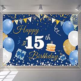 15. Geburtstag Deko Junge Mädchen, 15 Geburtstag