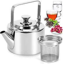 1.5l Teekanne Edelstahl, Wasserkessel Induktion