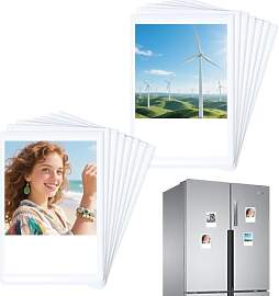 15 Stück Magnet Bilderrahmen KüHlschrank, 3 Zoll 