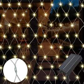 1,5 x 1,5 m LED-Lichterkette mit 96 LEDs,