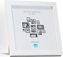 15x15cm (1Stk) in Weiß, minimalistischer &