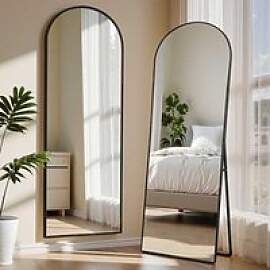 164×61cm Ganzkörperspiegel, Gebogener