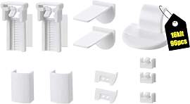 16kit 96Stück Plissee Ersatzteile Set