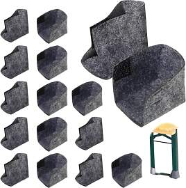 16 Stück Bodenschoner Bierzeltgarnitur Filz