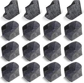 16 Stück Filz Bodenschoner für Bierzeltgarnitur