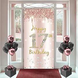 17. Geburtstag Mädchen Deko, Happy 17 Birthday