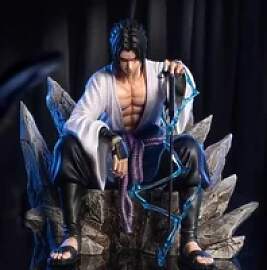 18 cm große Anime-Actionfigur in sitzender Pose,
