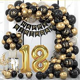 18 Geburtstag Deko, 18. Geburtstag Junge Mädchen, 