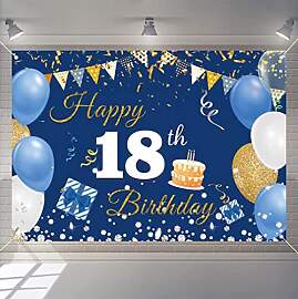 18. Geburtstag Deko Junge Mädchen, 18 Geburtstag