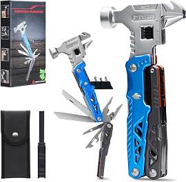 18-in-1 Multitool mit Hammer, Zange und