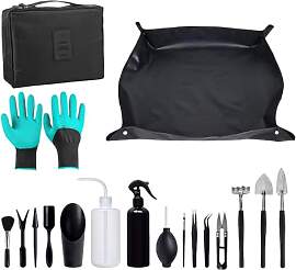 18 Stück Umtopfmatte, wasserdichte Gartenmatte