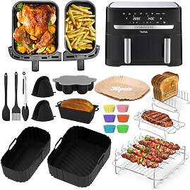 19 Stück Heißluftfritteuse Zubehör für Tefal