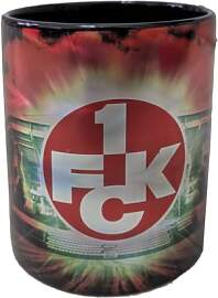 1. FC Kaiserslautern Tasse mit Metallic Logo –