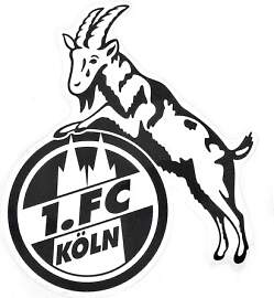 1. FC Köln Aufkleber "Geißbock"
