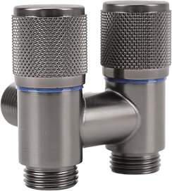 1-in-2-aus-Doppelsteuerventil, G1/2-Zoll-Einlass-