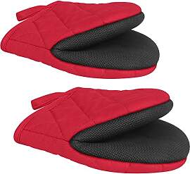 1 Paar Kurze Ofenhandschuhe, hitzebeständige