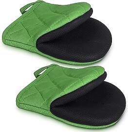 1 Paar Kurze Ofenhandschuhe, hitzebeständige