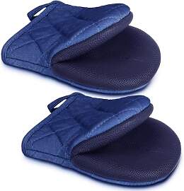 1 Paar Kurze Ofenhandschuhe, hitzebeständige