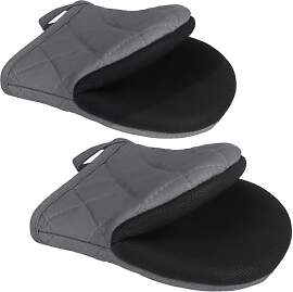1 Paar Kurze Ofenhandschuhe, hitzebeständige