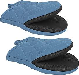1 Paar Kurze Ofenhandschuhe, hitzebeständige