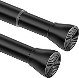 1PC Duschvorhangstange ohne Bohren Ausziehbar