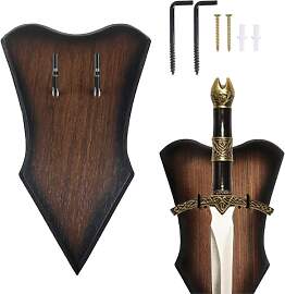 1 Stuck Schwerthalter Wand,Holz Schwert