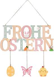 1 Stück Frohes Osterfest Türschild,