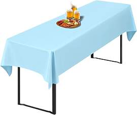 1 Stück Hellblau Biertisch Tischdecke universal
