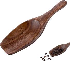 1 Stück Kaffeelöffel aus Walnuss Holz