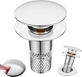 1 Stück Pop Up Abflusssieb Waschbecken, Universal 