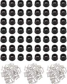 200 Stück Gummifüße Schraubbar für