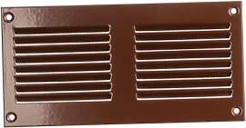 200x100mm Lüftungsgitter - Braun Abluftgitter mit 