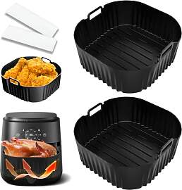 20cm Silikonform HeißLuftfritteuse Zubehör für