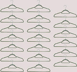 20er Set Kleiderbügel Palou Grün Caqui - Sklum