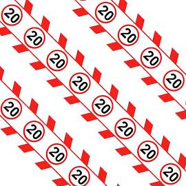 20 Geburtstag Deko,Absperrband 20