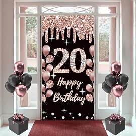 20. Geburtstag Dekorationen für Mädchen, Happy