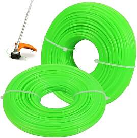 2,0 mm Nylon Mähfaden, 100m Runde Trimmerschnur