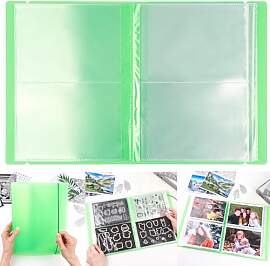 20 Seiten/80 Taschen, Briefmarken und Stanzformen, 