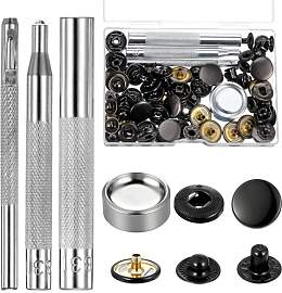 20 Sets Druckknöpfe und Werkzeug Kupfer