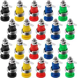 20 Stück 4mm Bananenbuchse, KUOQIY 4mm
