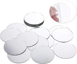 20 Stück Acryl Spiegel Spiegel 5cm Mini Rund