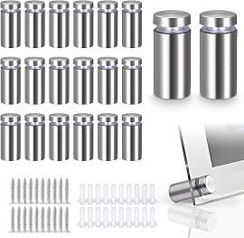 20 Stück Edelstahl Wand Schrauben Abstandshalter, 