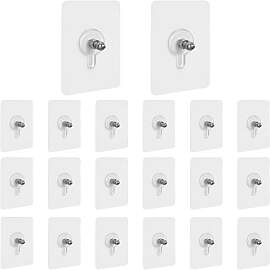20 Stück Klebeschrauben,Klebe Schrauben Ohne