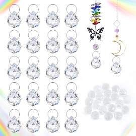 20 Stück Kristalle zum Aufhängen, Glas