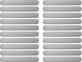 20 Stück Metallplättchen Selbstklebend,
